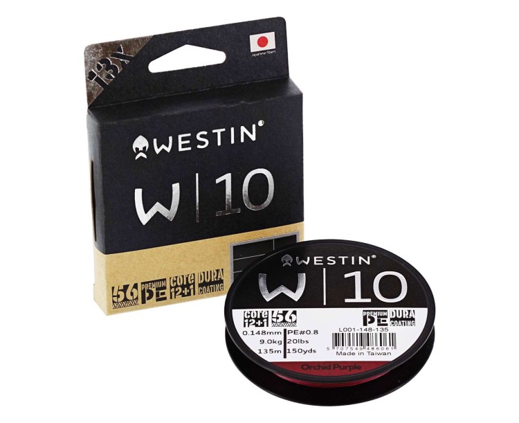 Westin pletená šňůra W10 13 Braid Orchid Purple 0,10 mm 150 m 6,1 kg