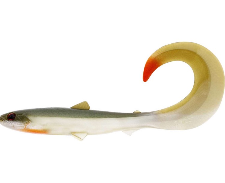 Westin gumová nástraha BullTeez Curltail Bass Orange 10 cm 6 g