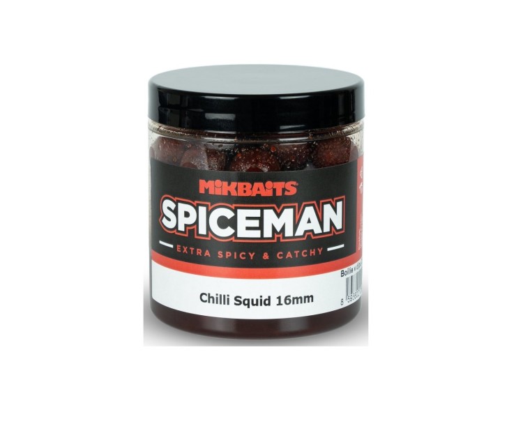 Mikbaits Boilie V Dipu Spiceman Chilli Squid 250 ml 20 mm