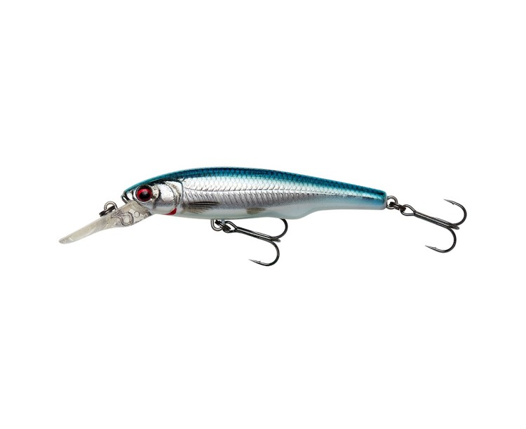 Savage Gear Wobler Gravity Twitch MR Suspending Blue Chrome 8,3 cm 10 g