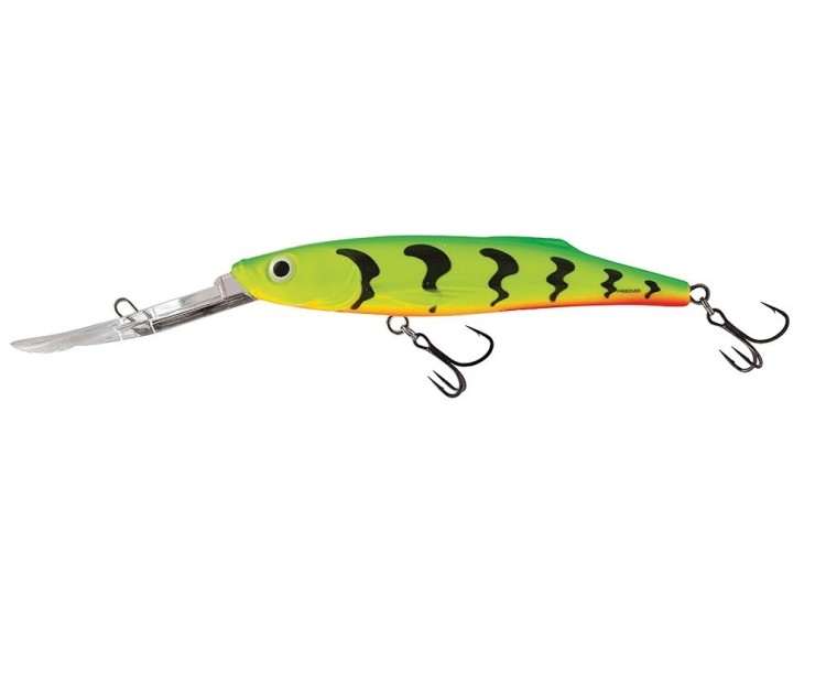 Salmo Wobler Freediver Super Deep Runner Green tiger 9 cm 11 g