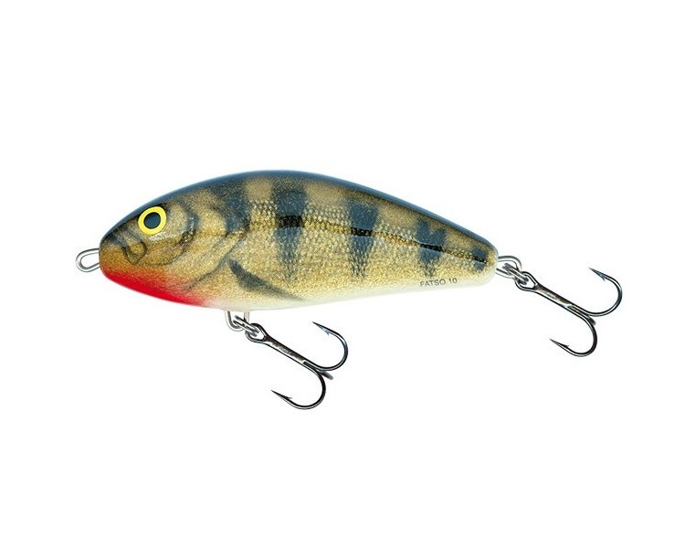 Salmo Wobler Fatso Sinking Emerald Perch 10 cm 52 g