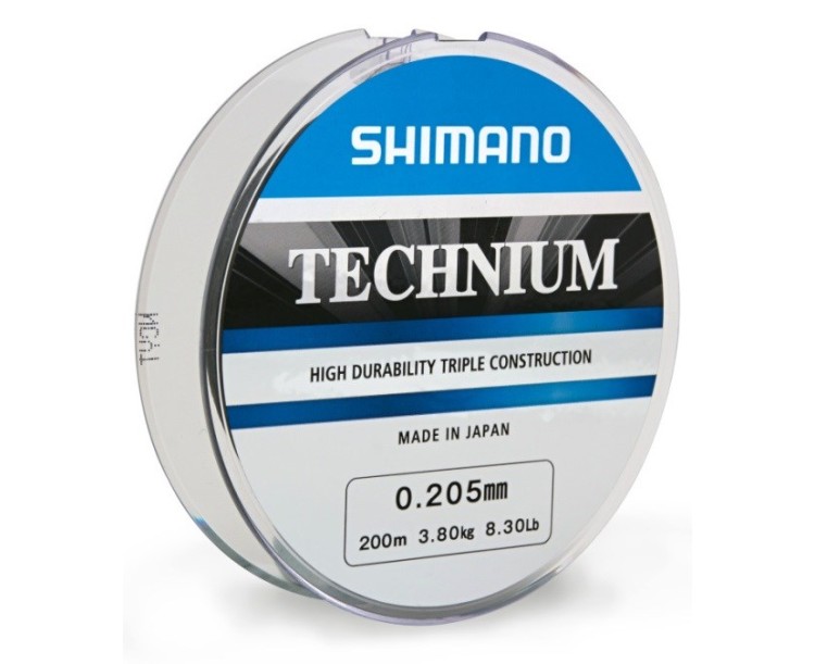 Shimano Vlasec Technium 200 m. 0.255mm Tmavá
