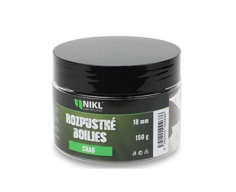 Nikl Rozpustné Boilies Crab 150 g 24 mm