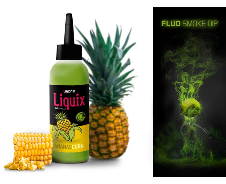 Fluo dip D SNAX LiquiX / Kukuřice-Ananas