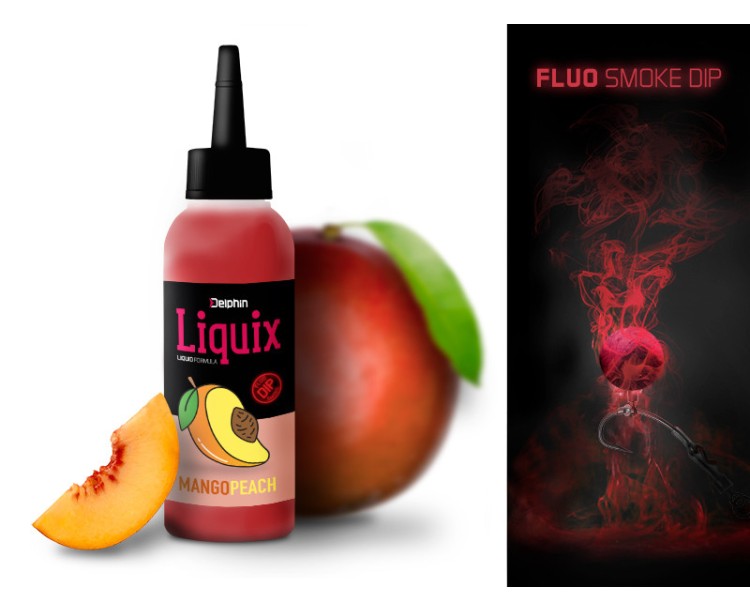 Fluo dip D SNAX LiquiX / Mango-Broskev