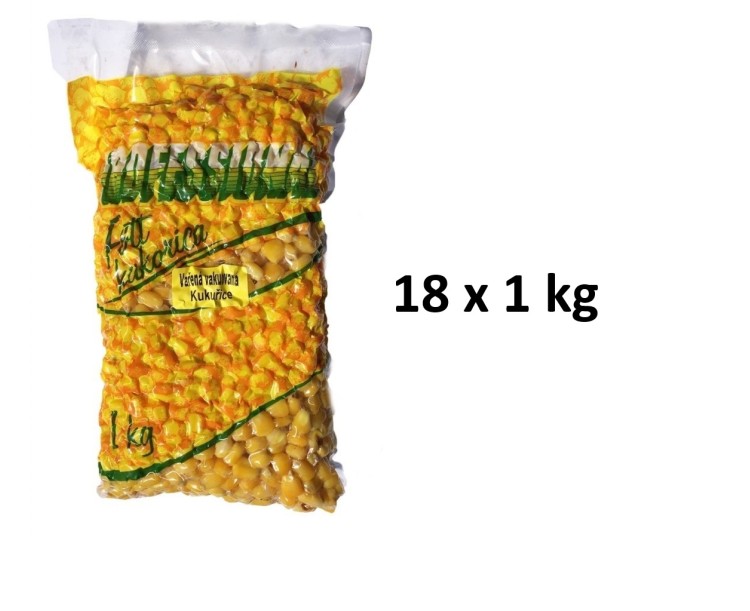 Partikl Kukuřice Professional Vařená Vakuovaná - Nature 24 x 1 kg