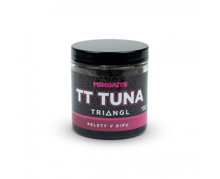 Mikbaits Pelety v dipu 250ml - TT Tuna Triangl 30mm