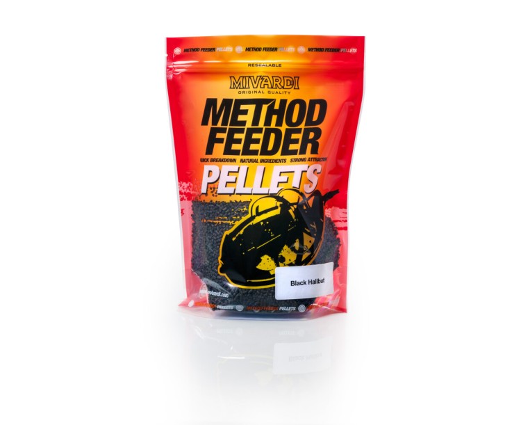 Mivardi Pelety Method Pellets Black Halibut 750 g
