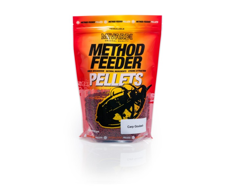 Mivardi Pelety Method Pellets Kapří guláš 750 g