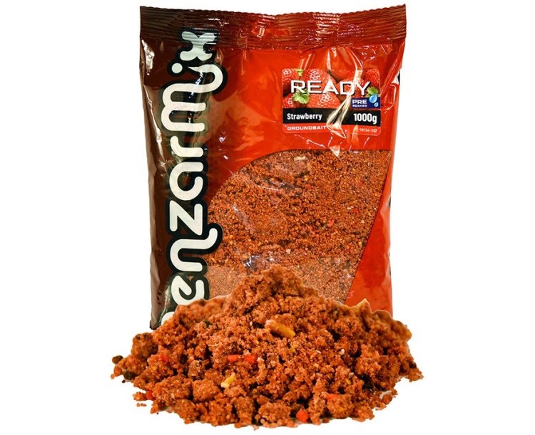 Benzár Mix Krmítková Směs Předmíchaná Ready Carp Groundbait 1 kg - Jahoda