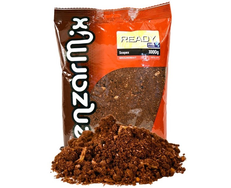 Benzár Mix Krmítková Směs Předmíchaná Ready Carp Groundbait 1 kg - Scopex