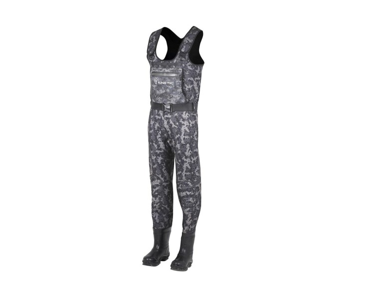 Kinetic Neoprenové Prsačky Neorush Bootfoot Felt Grey Camo vel. 44/45