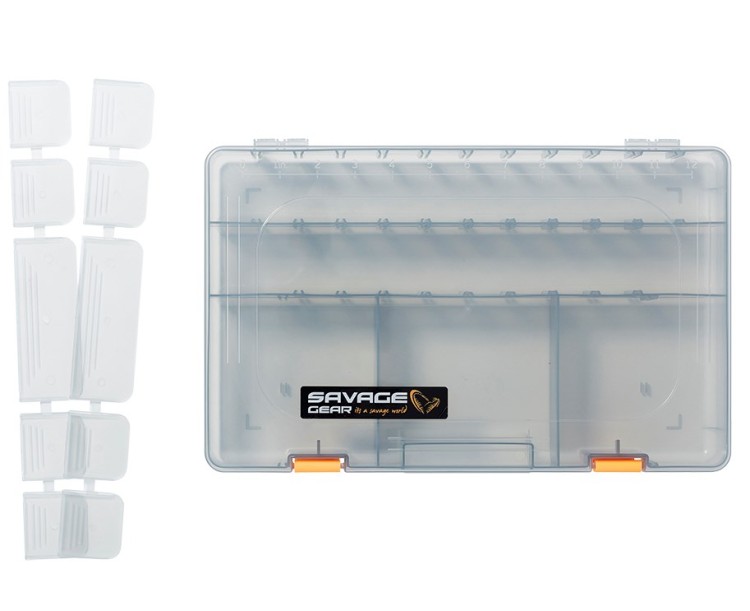 Savage Gear Krabička Lurebox 6D Smoke 36x22,5x5 cm