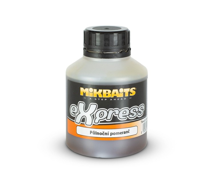 Mikbaits eXpress booster 250ml - Půlnoční pomeranč