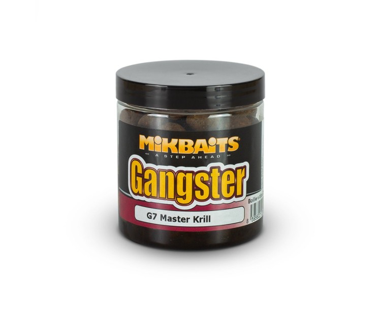 Mikbaits Gangster boilie v dipu 250ml - G7 Master Krill 20mm