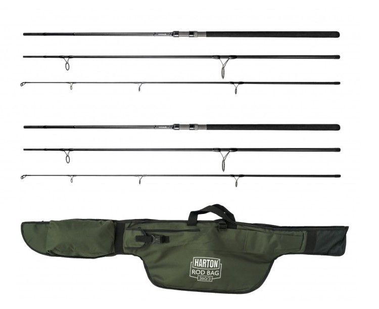 Akce 1+1 Prut Harton Dogma-X EVA 3,6m 3lb 3 dílný + Harton pouzdro Rod Bag 360/3