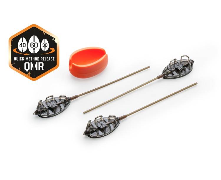 Mivardi Sada rychlovýměnných method krmítek QMR Grip L long (30g + 40g + 50g + mould)