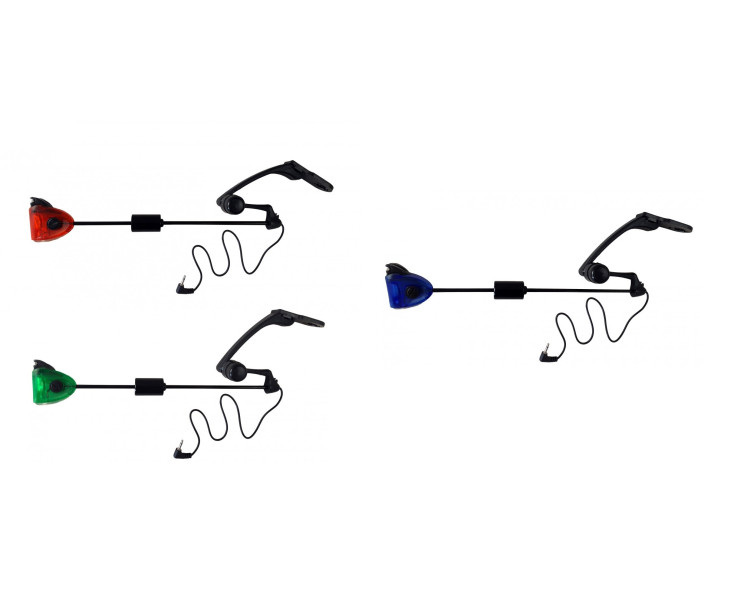 AKCE 2+1 Indikátor záběru Sellior Carp Swing svítící Modrá + červená + zelená