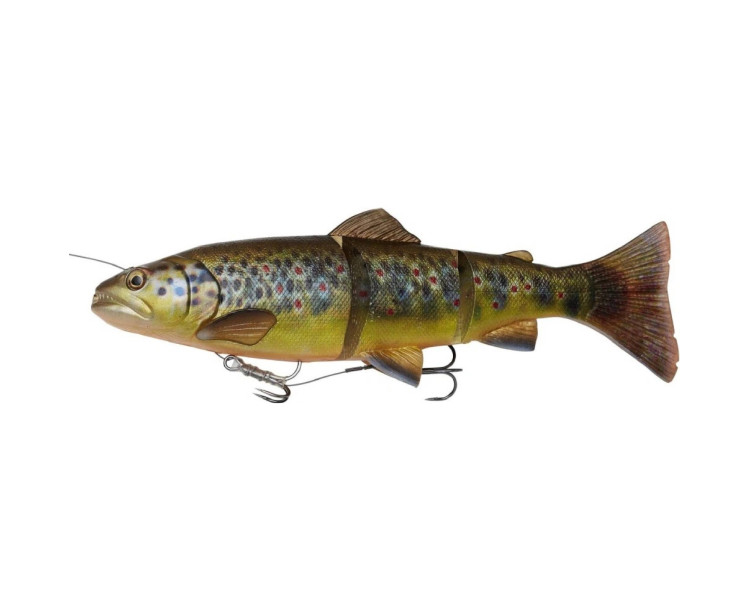 Savage Gear Gumová Nástraha 4D Linethru Trout 20 cm 93 g SS Dark Brown Trout