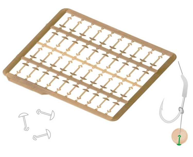 Zfish Zarážky Boilie Caps Long 40 ks