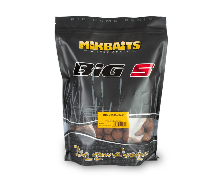 Mikbaits Legends boilie 1kg - BigS Oliheň Javor 20mm