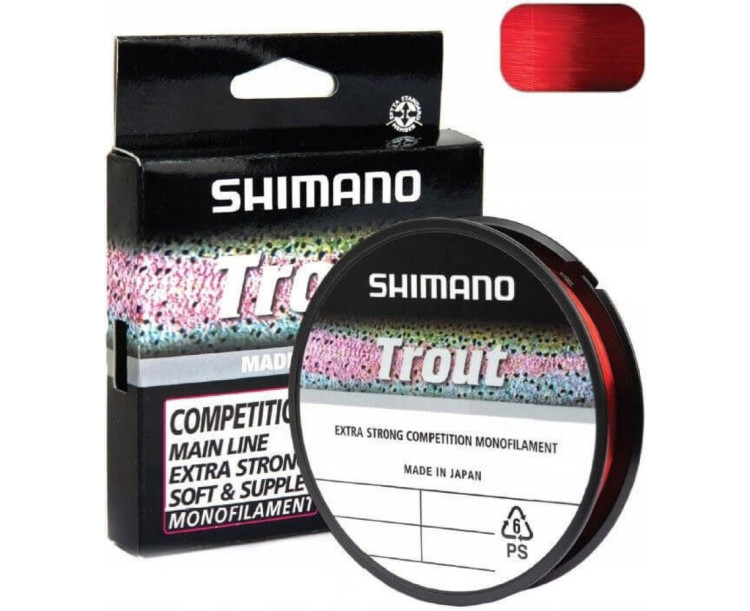 Shimano Vlasec Line Trout Competition Red 150m 0,120 mm 1,29 kg