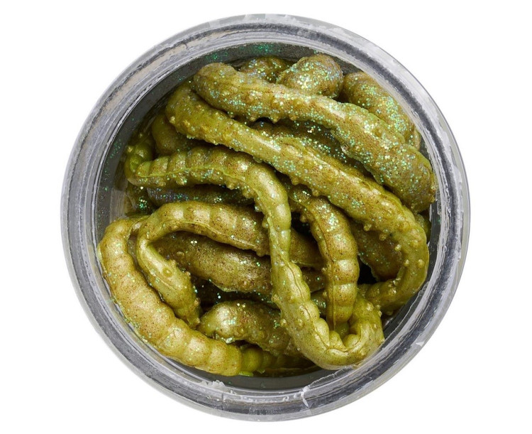 Berkley Gumová Nástraha PowerBait Power Honey Worm Yellow Scales 2.5 cm