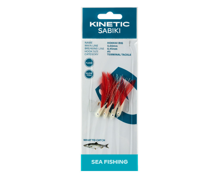 KINETIC NÁVAZEC SABIKI HOKKAI PINK FLASH VEL. 5