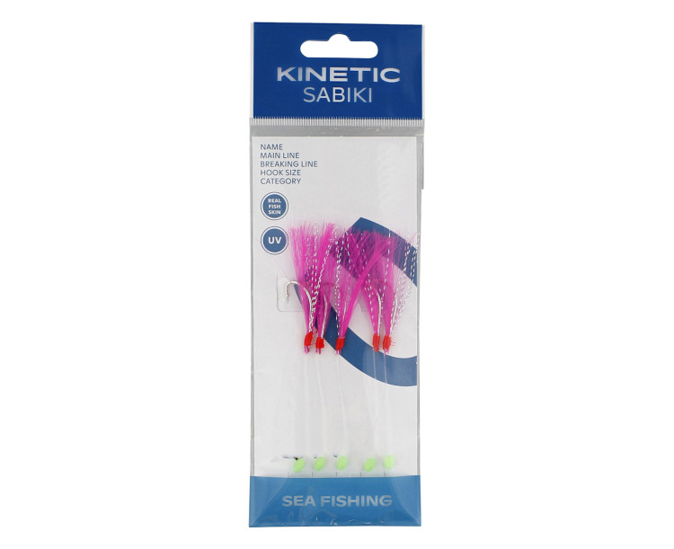 SABIKI NORDIC MACKEREL PINK/CRYSTAL FLASH VEL. 1/0