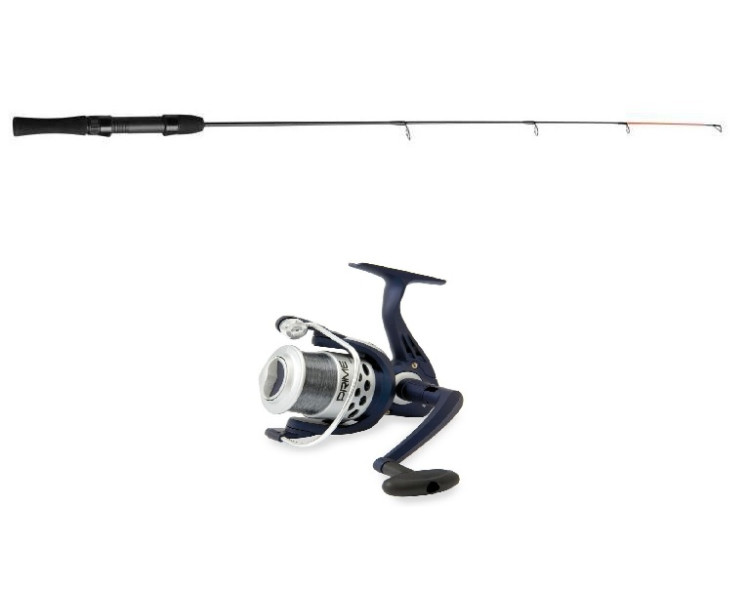 Akce Prut na dírky SUXXES 88cm - černý + Naviják Vigor Prime 10