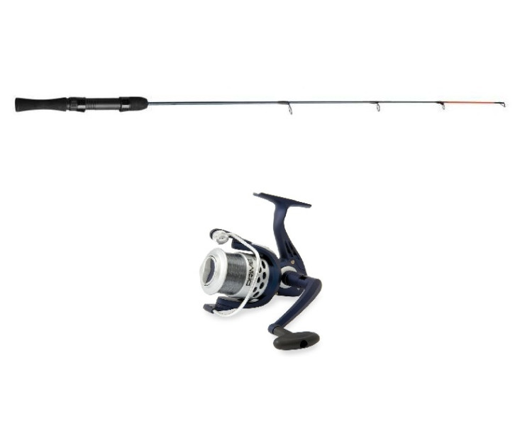 Akce Prut na dírky SUXXES heavy 88cm - modrý + Naviják Vigor Prime 10