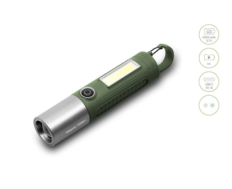 Kempingové svítidlo Delphin Torix