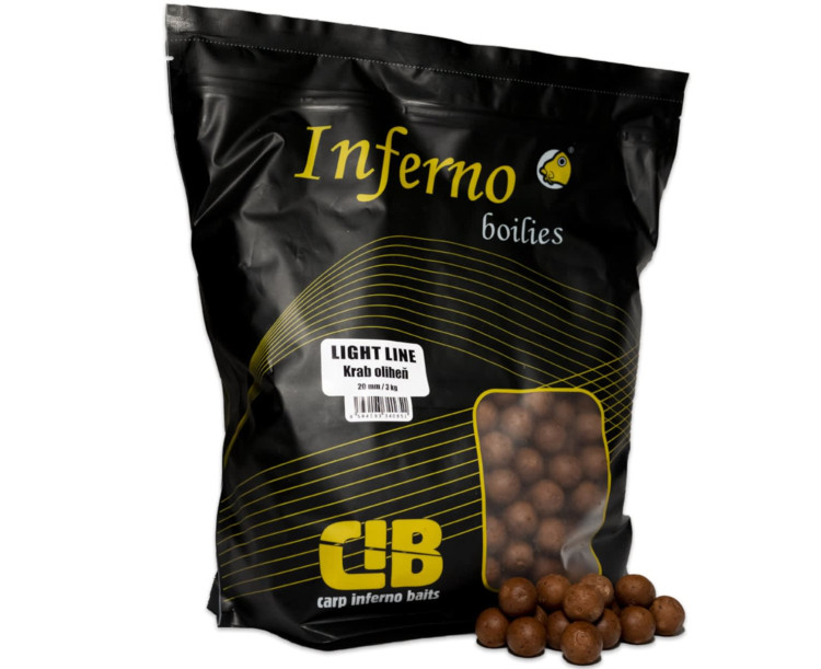 Carp Inferno Boilies Light Line 3 kg|Krab/Oliheň
