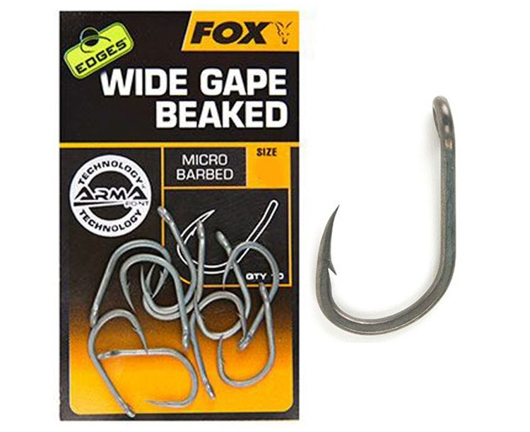 Fox Háčky Edges Wide Gape Beaked 10 ks velikost 7