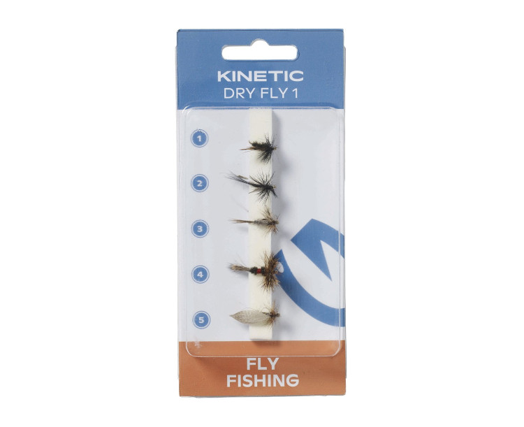 Sada mušek KINETIC DRY FLIES 1 5PCS