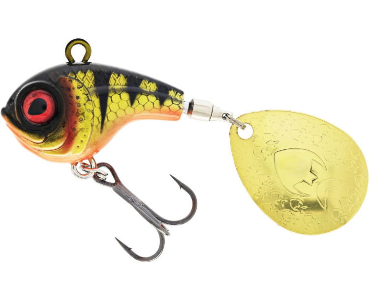 Westin Nástraha Dropbite Spin Tail Jig Bling Perch 2,6 cm 8 g