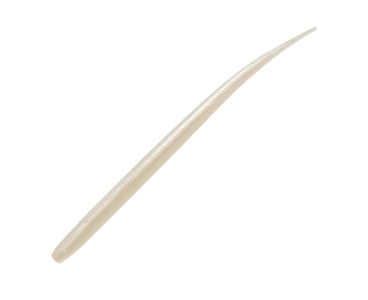 Nomura umělá nástraha Unagi Straight Tail 14 cm, 10 ks White Glow