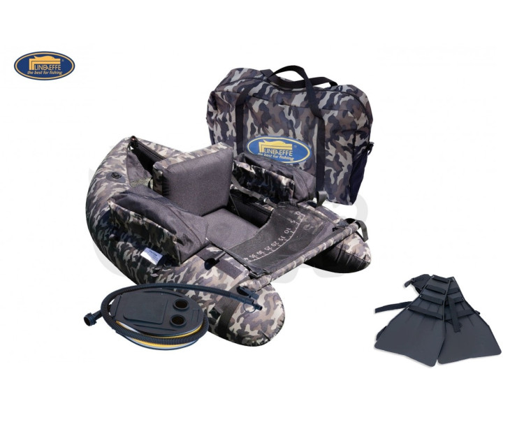 Belly Boat Lineaeffe Camo + ploutve Zdarma