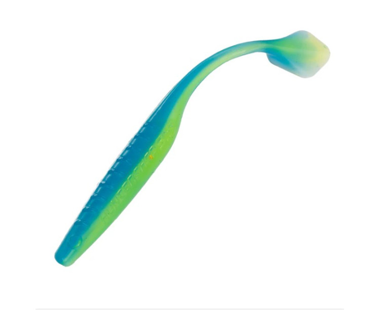 Nomura umělá nástraha Hunter Shad 9 cm, 10 ks - Blue/Hot Green