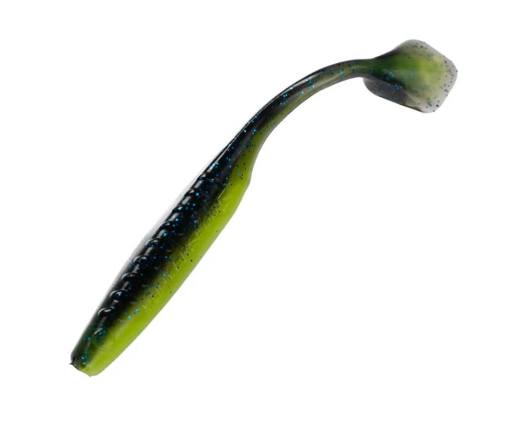 Nomura umělá nástraha Hunter Shad 12.5 cm, 8 ks - Black/Hot green