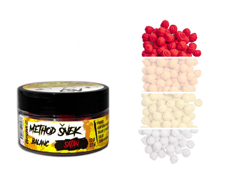 Carp Servis Václavík Method Šnek Feeder Balanc - 22 g/Satan
