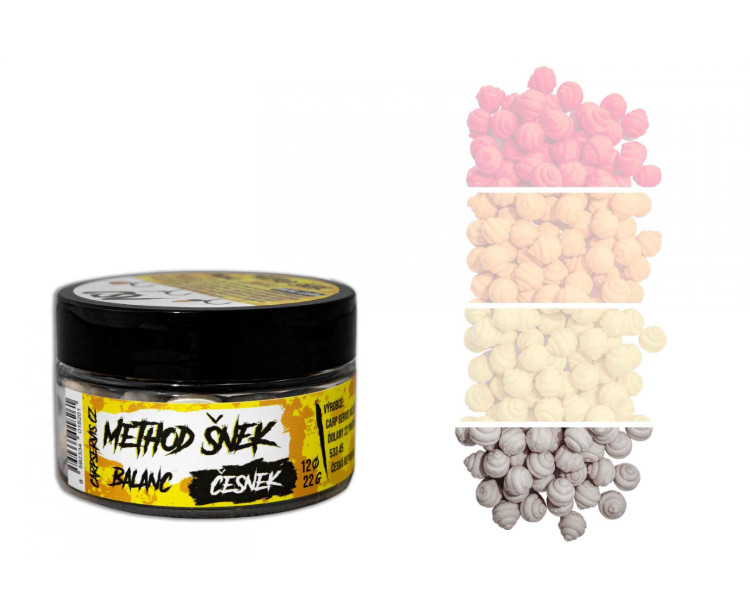 Carp Servis Václavík Method Šnek Feeder Balanc - 22 g/Česnek
