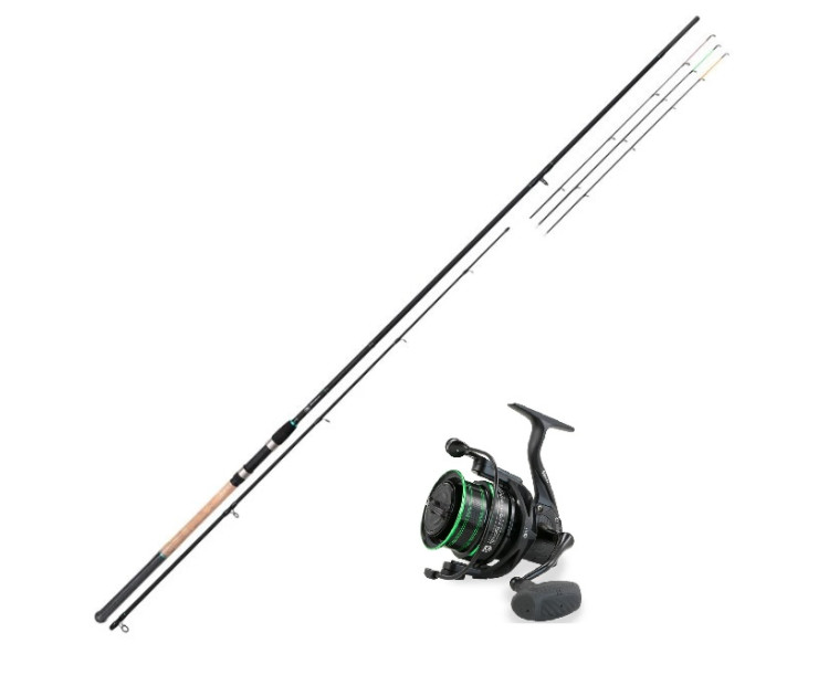 AKCE Naviják Fishing Ferrari Special Team Feeder 4500 + Fishing Ferrari prut Specialist Team Feeder 3,6 m 150 g