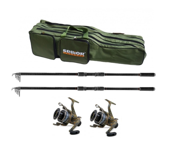Harton pruty Caliber 3,6 m 3,0 lb + Lineaeffe navijáky Vigor Ranger 60 + Sellior pouzdro 110 cm