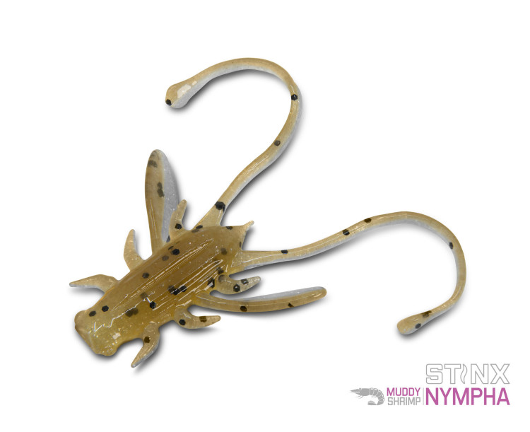Delphin Umělá nástraha B! Stinx NYMPHA / 20ks | 2.5cm / MUDDY